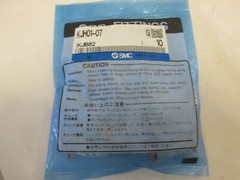 SMC, Male Connector, KJH01-07, New, Lot of 10