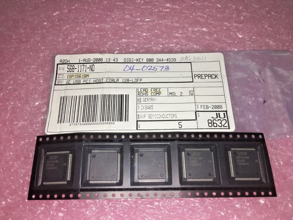 (1 PIECE) ISP1561BM, NXP, USB Interface IC USB 2.0 HOST CONTROLLER, ROHS