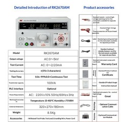 Dielectric Withstand Tester, AC/DC Insulation Withstand Tester220V