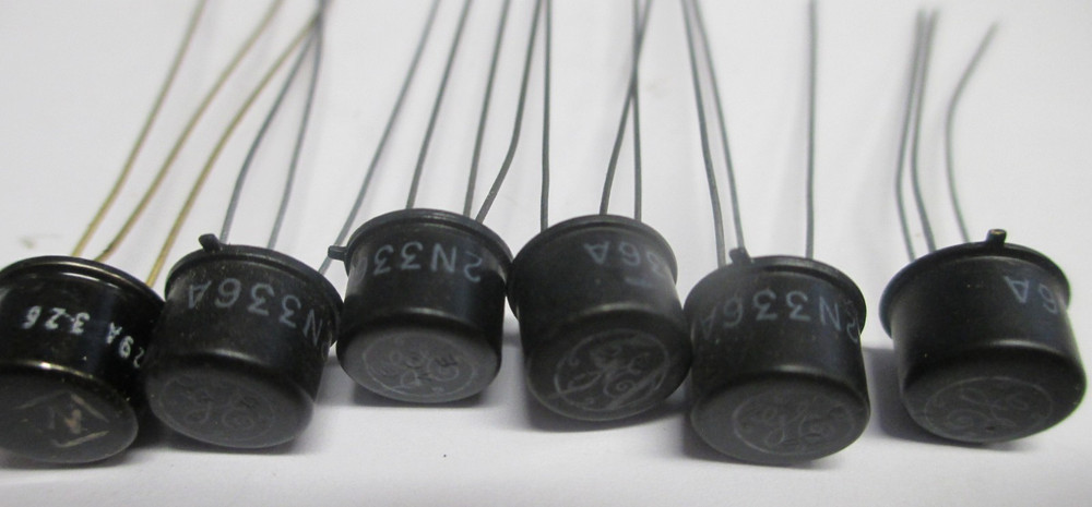 2N336A – GE – Vintage black tops