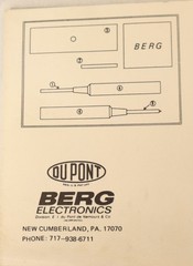 Dupont Berg Repair Post Kit No. 100388-001 / Soldered or Unsoldered / MT Tools