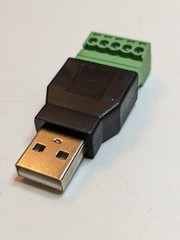 USB Male Breakout Board, Terminal Block Type A Connector Ship free from CA