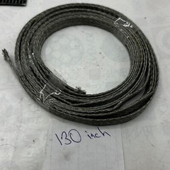 Braided Ground Strap Tinned Copper Flat Braid 1″ 130 INCH “FREE SHIPPING” 🔔