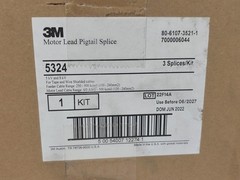 3M Motor Lead Pigtail Splice Kit 5324 Rubber Insulation