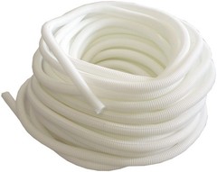 Absolute USA SLT14-50WH 50′ 1/4″ 5mm white split wire loom conduit polyethylene