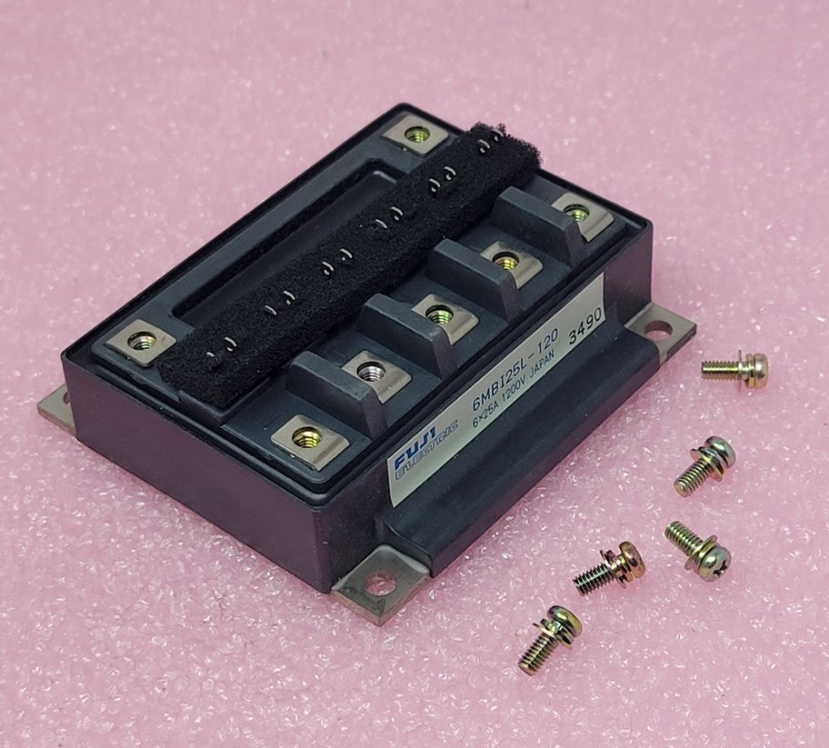 FUJI ELECTRIC – 6MBI25L-120 – Transistor, IGBT, 25A,1200V, N-Channel, New