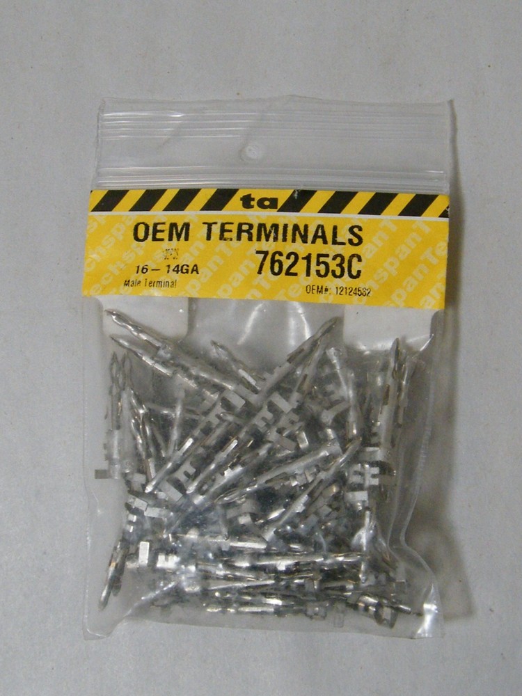 TA TECHSPAN OEM TERMINALS 762153C 16-14 GA 12124582 100 COUNT NIB
