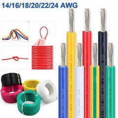 14/16/18/20/22/24AWG PVC Flexible Electronic Wire Cable Tinned Copper Stranded