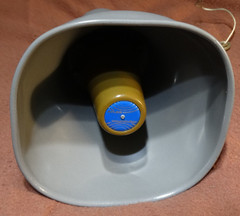Atlas Sound Soundolier PA speaker model AP-15 8 Ohm 15 watt Grey Works Great!