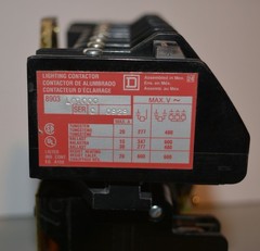 8903L01000 Square D Series C Lighting Contactor Tested & Works Well 8903 L01000