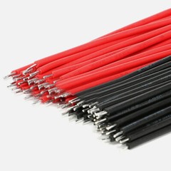 22AWG 10/20/30/40cm Electronic Wire Double Head Tinned PCB Jumper Cable-6 Colors