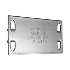 Dottie 411 16-Gauge Steel Safety Plates 1-1/2” x 2-3/4” (100 Pack)
