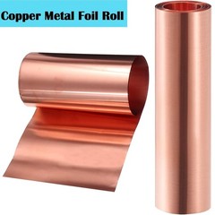 99.9% Pure Copper Cu Metal Sheet Roll Foil Plate Strip T2 Thickness 0.01mm-1mm