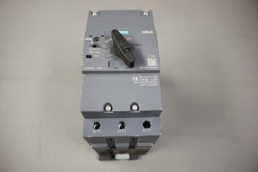 SIEMENS SIRIUS 3RV2041-4YA10 MOTOR STARTER CIRCUIT BREAKER