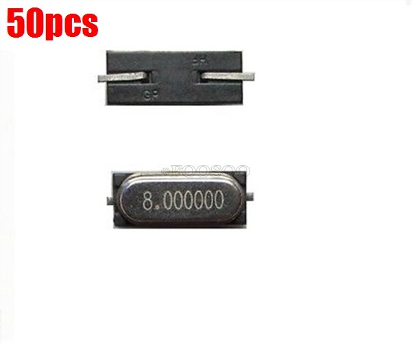 50Pcs Crystal Oscillator HC-49S Smd 8Mhz 8.000 Mhz cr