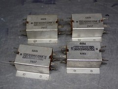 Corcom F2079 Filters New Old Stock (Lot of 4) See All Pictures