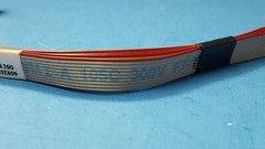 (4 PCS) 2FT FLAT RIBBON CABLE, 10 CONDUCTOR , 28 AWG , WITH CONNECTOR