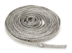 25T-BBE3 (1/2″ X 25′) Grounding Braid with Eyelets new, in Original Box