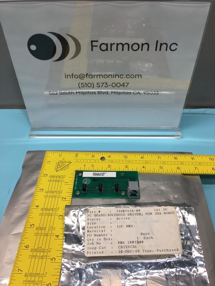SCP GLOBAL TECHNOLOGIES PNEUMATIC 746-056-1AX PCB BOARD SOLENOID DRIVER, 129697