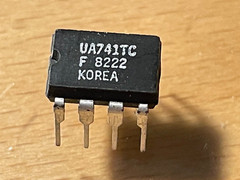 UA741TC – FSC Operational Amplifier, Single AMP, Bipolar, PDIP-8.
