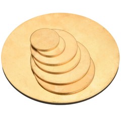 H62 0.3mm – 6mm Thick Brass Discs Round Plate Round Brass Sheets Ø10mm – 300mm