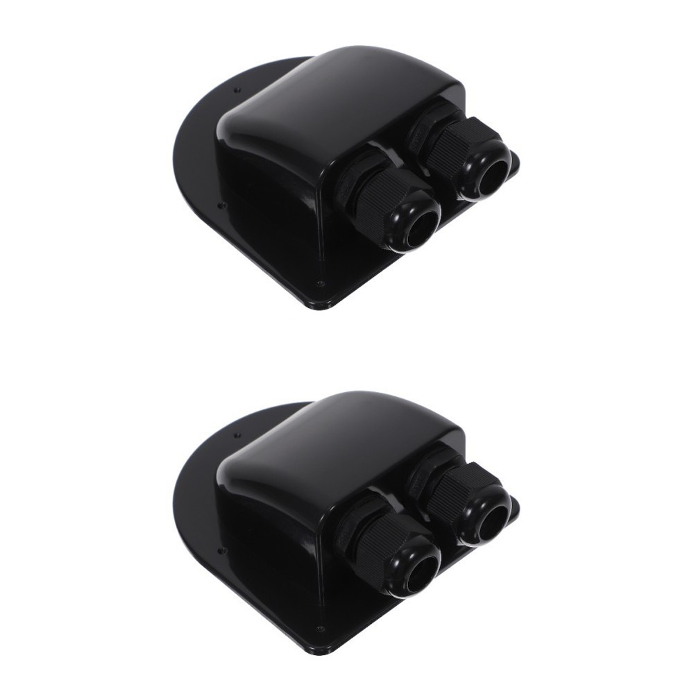 2 Count Cable Gland Housing Double Entry Waterproof Pass Through