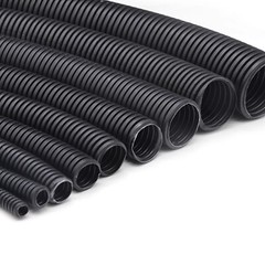 Black Conduit Split & Non Split Flexible Tube Cable Tidy Trunking Organiser
