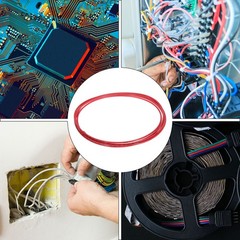 10 Feet 12 AWG Gauge THHN Stranded Red Copper Building Wire 600V