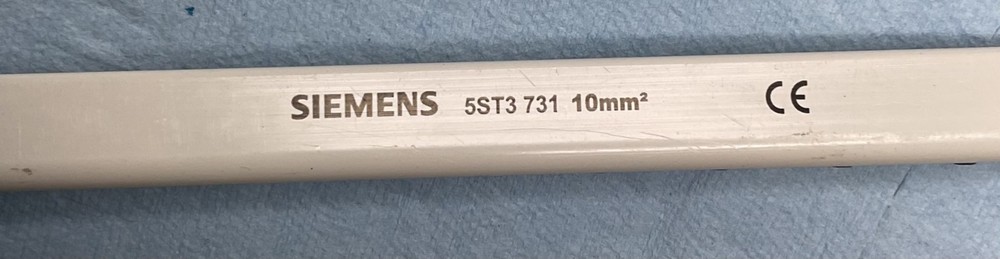 Siemens 5ST3 731 10mm Bus Bar Connector 40″ long (used)