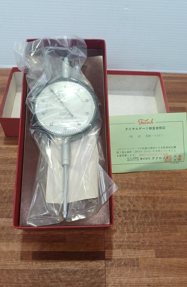 Techlock KM-155 Dial Gauge 0-50mm 0.01mm Precision Measurement
