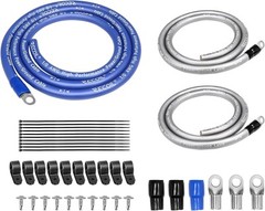 Recoil RBG3 True Spec 1/0 Gauge Wire Big 3 Amp Wiring Upgrade Kits for Car…