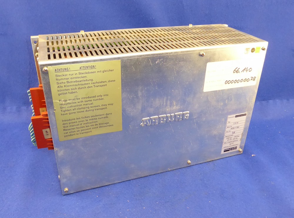 Gossen Konstander CG14 SN 66.140 Arburg SN66.140 3838Y902 Electronics