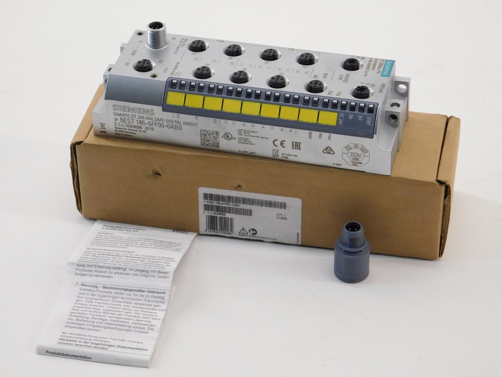 Siemens 6ES7 146-6FF00-0AB0 Failsafe Digital In Out Module Simatic ET 200eco …