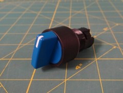Allen-Bradley 800EP-SM36 Series A 2 Position Blue Selector Switch