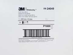 3M 24049 281W Wetordry Cloth Disc Wet/Dry, 8″ Pack of 50