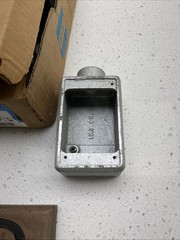 (Lot of 5) FS2 Crouse-Hinds Single Gang Box Conduit Outlet 3/4″