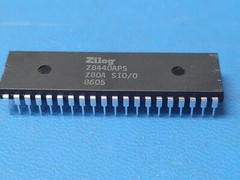 (1) Z8440APS ZILOG Serial I/O Controller 2 Channel(s) 0.09765625MBps NMOS PDIP40