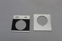 GENERAL ELECTRIC CR104PXN1BP057 LEGEND PLATE OFF/ON LOT OF 10 NSNP