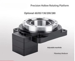 Hollow Rotary Platform 60/85/130/200/280 Electric Indexing Table Servo Gearmotor