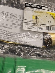 Hubbell Female Cam Lock HBL300FGN Protective Cap for 300A Single Pole CAM