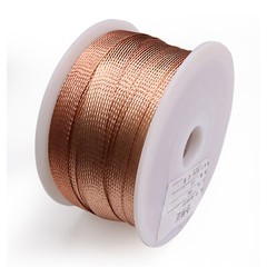 Pure Copper Expandable Metal Braided Shield Cable Sleeving Tube 2mm/4mm/6mm-28mm