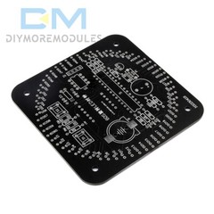 DIY Rotating LED Alarm Electronic Digital Clock Kit Learning Board 5V DS1302