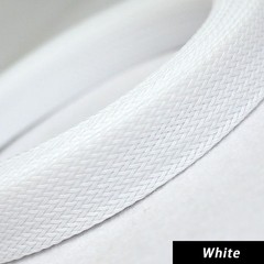20mm Width Coloured PET Expandable Braid Sleeving Cable Wire Sleeve Sheath Dense