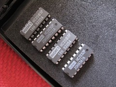 vintage HUGHES Samples Microprocessor Chip Lot of 4 – Unused