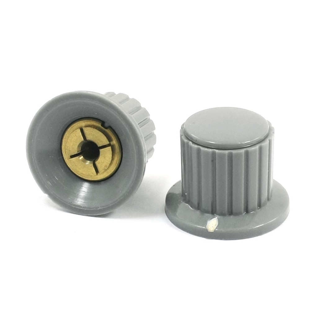 2pcs 4mm Split Shaft Dia Rotary Pot Potentiometer Control Knob KYP25-18-4