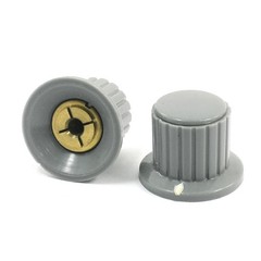 2pcs 4mm Split Shaft Dia Rotary Pot Potentiometer Control Knob KYP25-18-4
