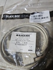 Black Box BC19000-0006-ff DB9 Female to DB25 Female 6FT. #y19