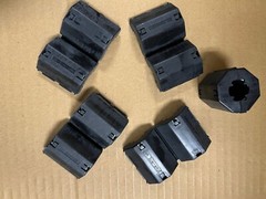 Lot of 5 Genuine Fair-Rite Split Core Ferrites 380 ohm 18.34mm 0431176451 LARGE