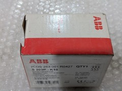 ABB S203P-K10 Miniature Circuit Breaker 3 Pole 10A K Curve 2CDS283001R0427 MCB