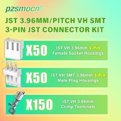 JST VH 3.96mm Pitch 3 Pin Female Housing Male Adapter Connector Plug Socket